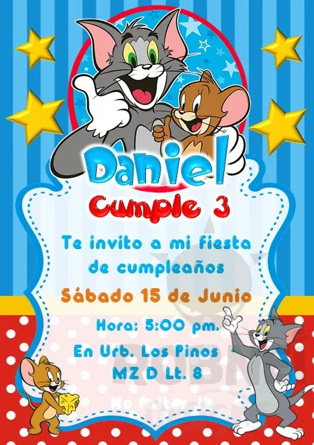 Archivo de Invitacion Tom y Jerry