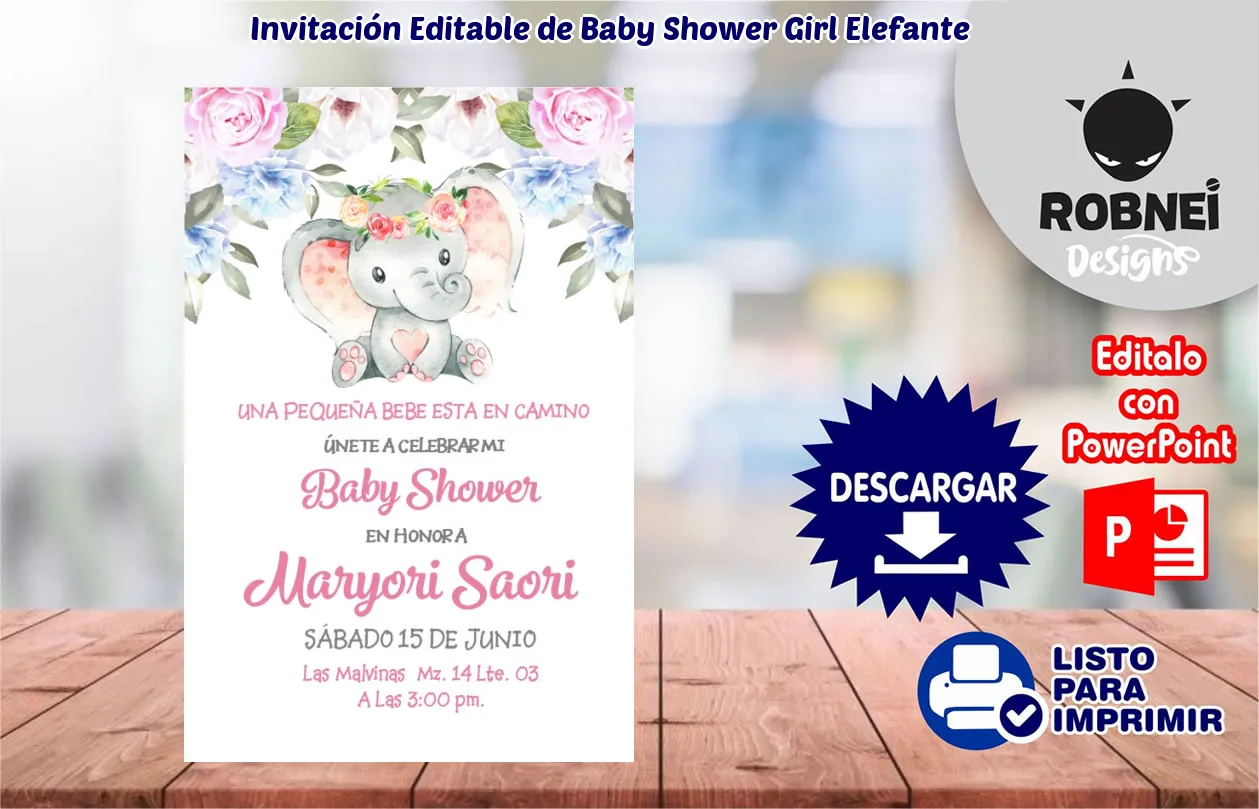 Baby-Shower-Girl-Elefante