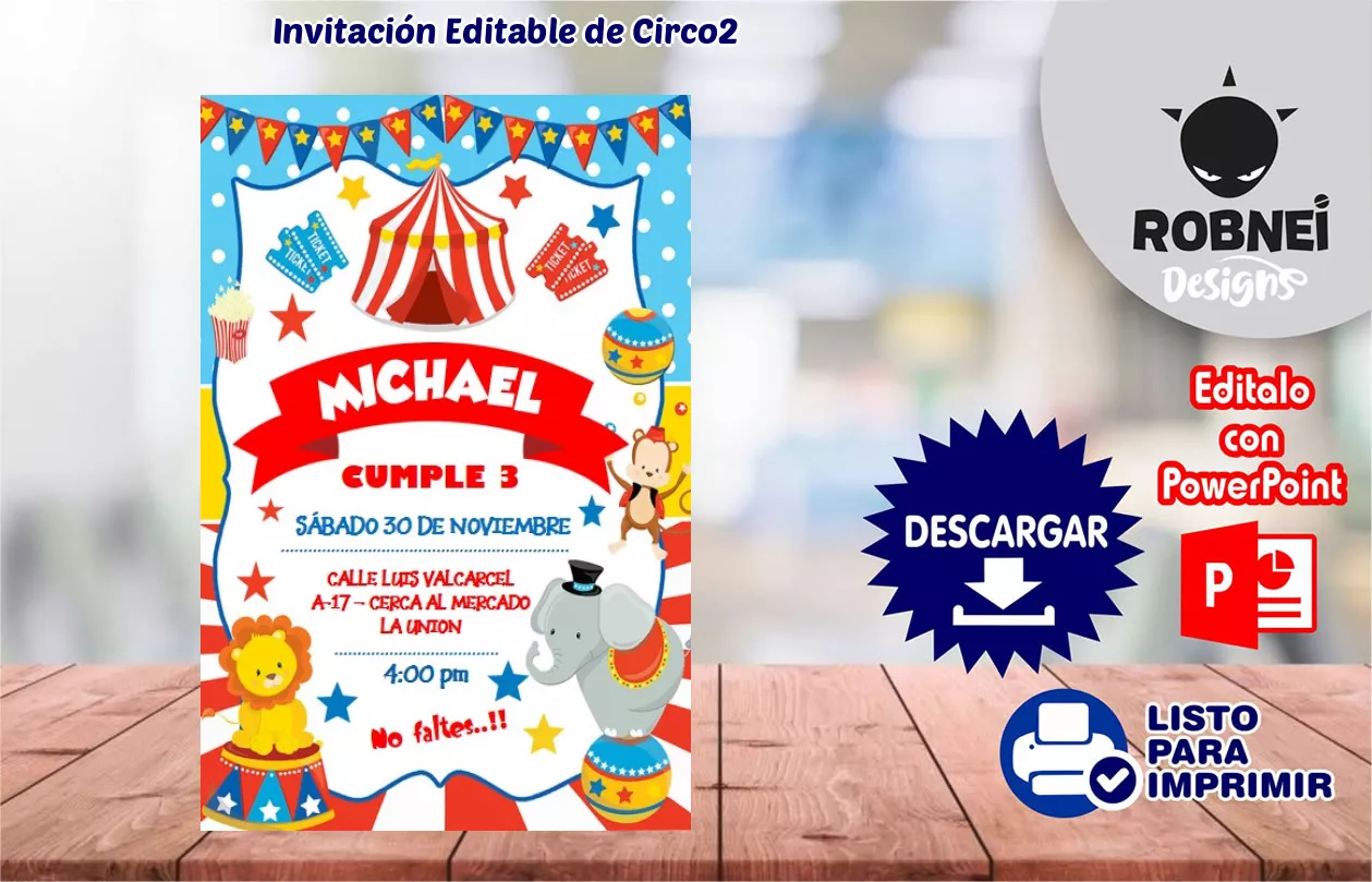 Invitacin de Circo2