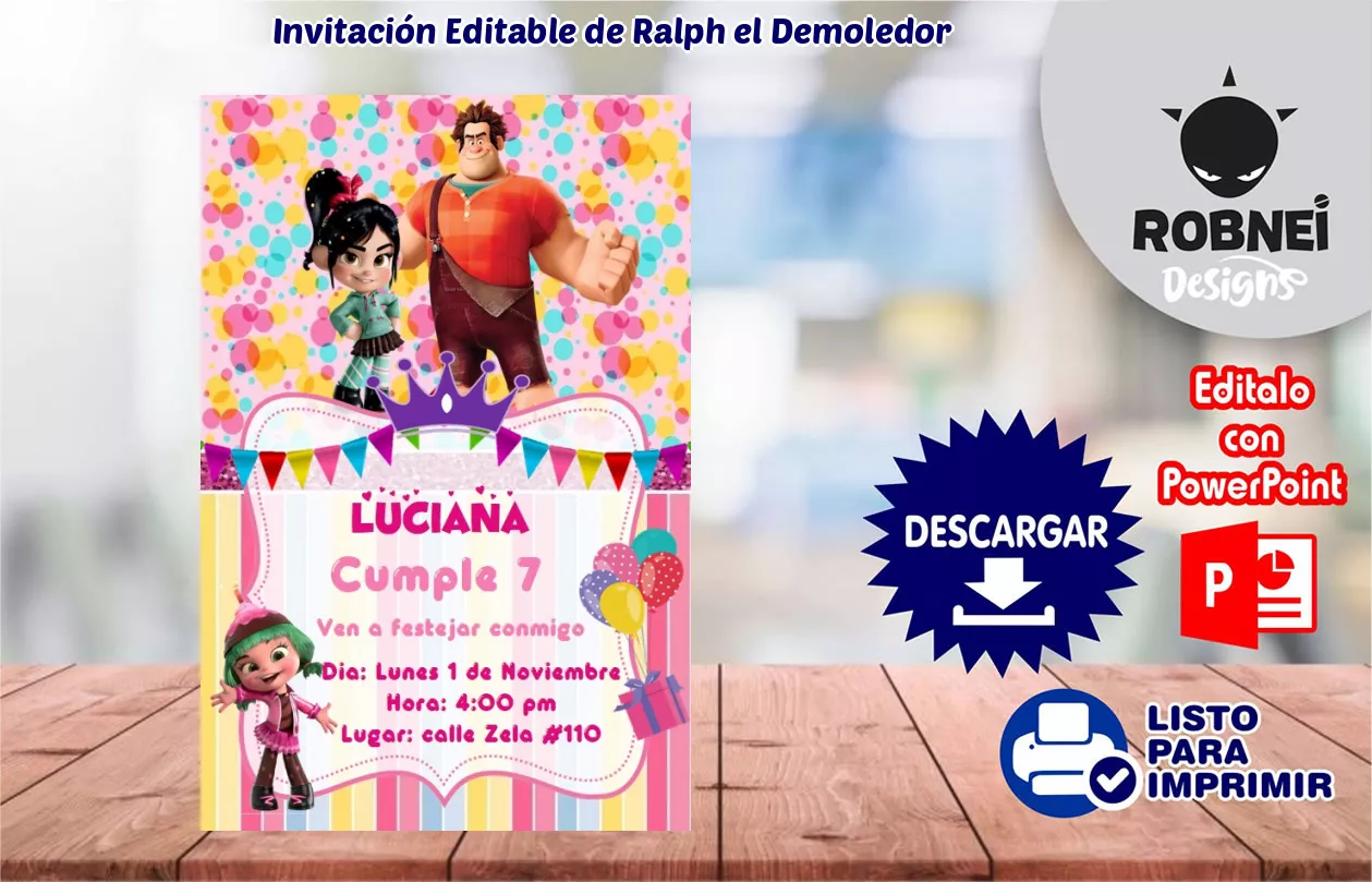 Invitacin de Ralph el Demoledor