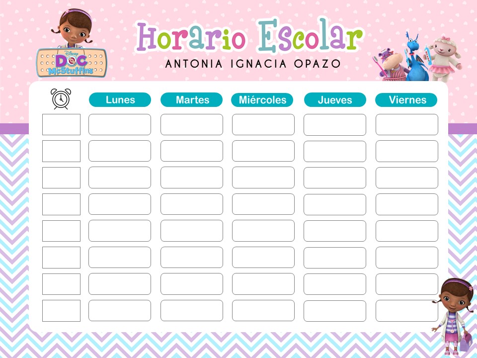 Miniatura de Doctora-Juguete-Horario-Escolar