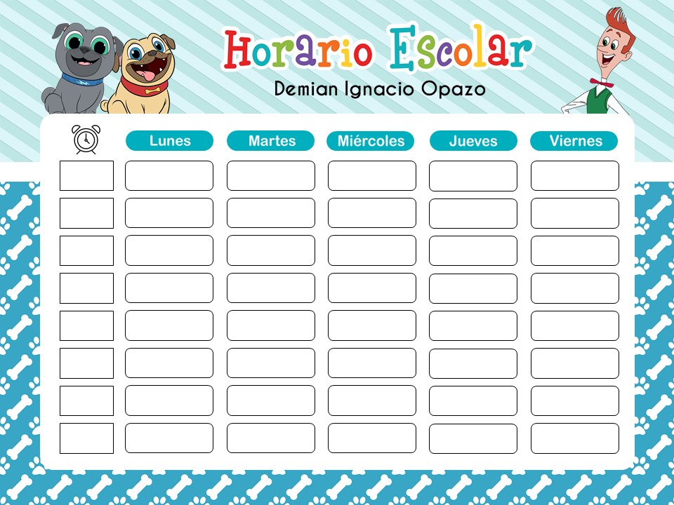 Miniatura de Puppy-Dog-Pals-Horario-Escolar