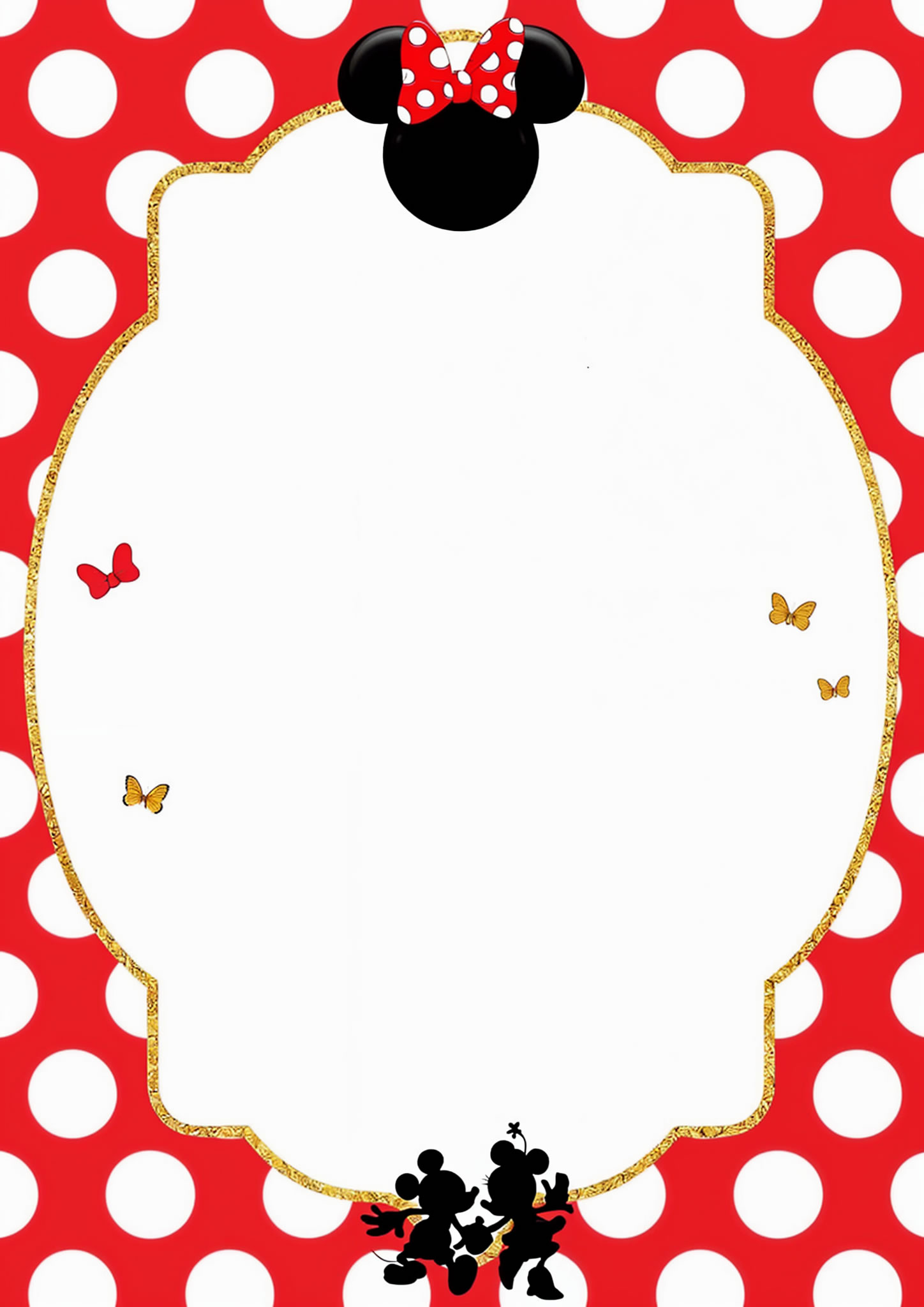 Fondo Minnie Rojo