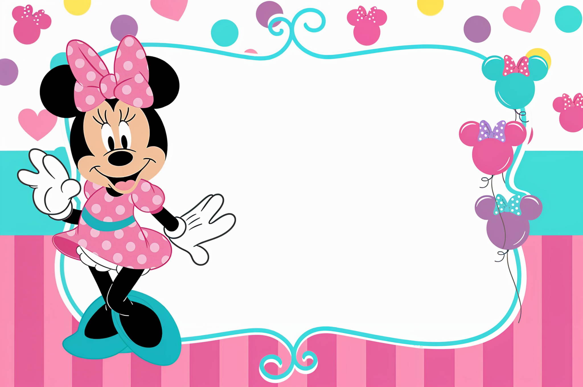 Minnie Colorida Fondo