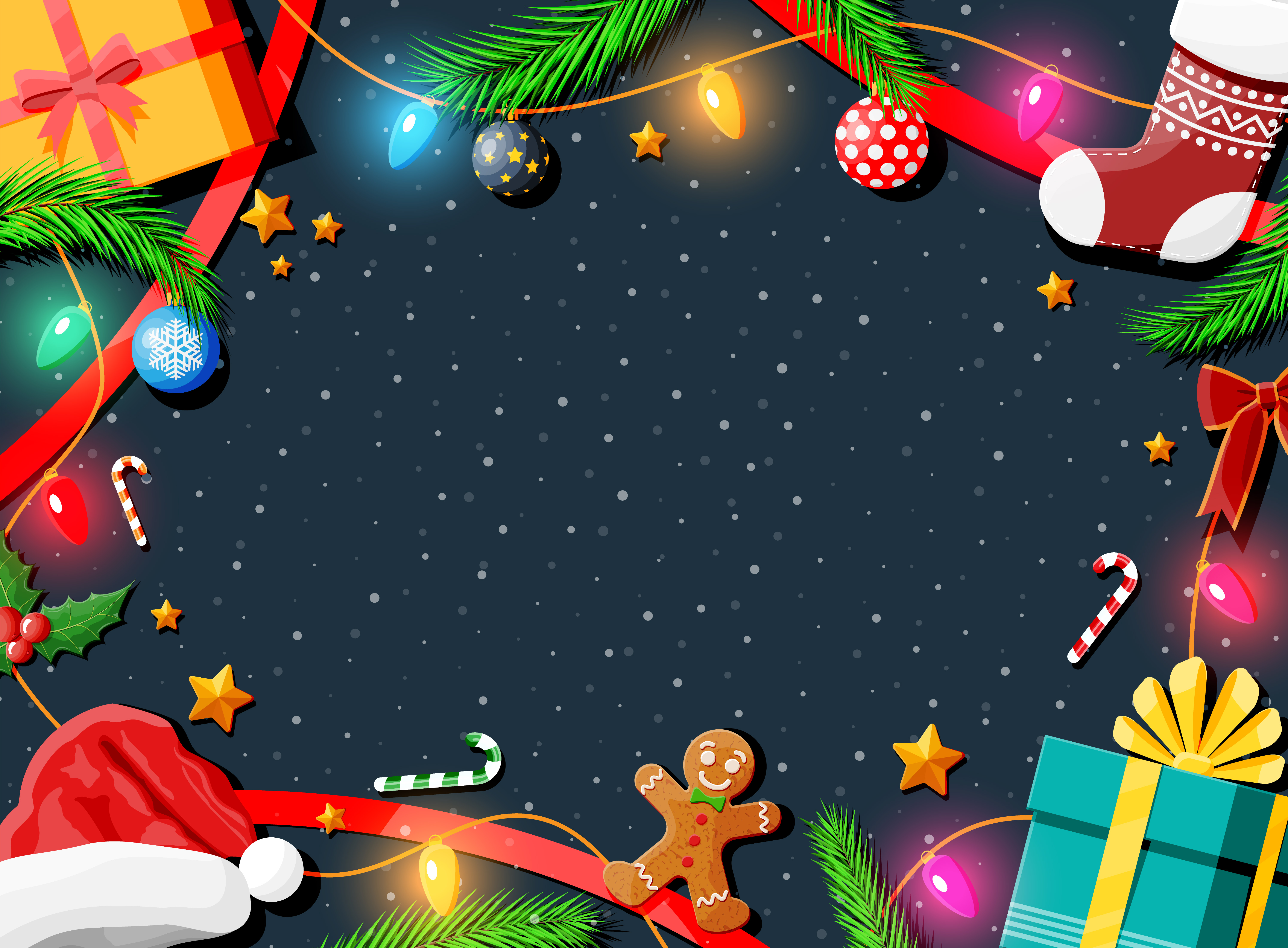 christmas greeting card background