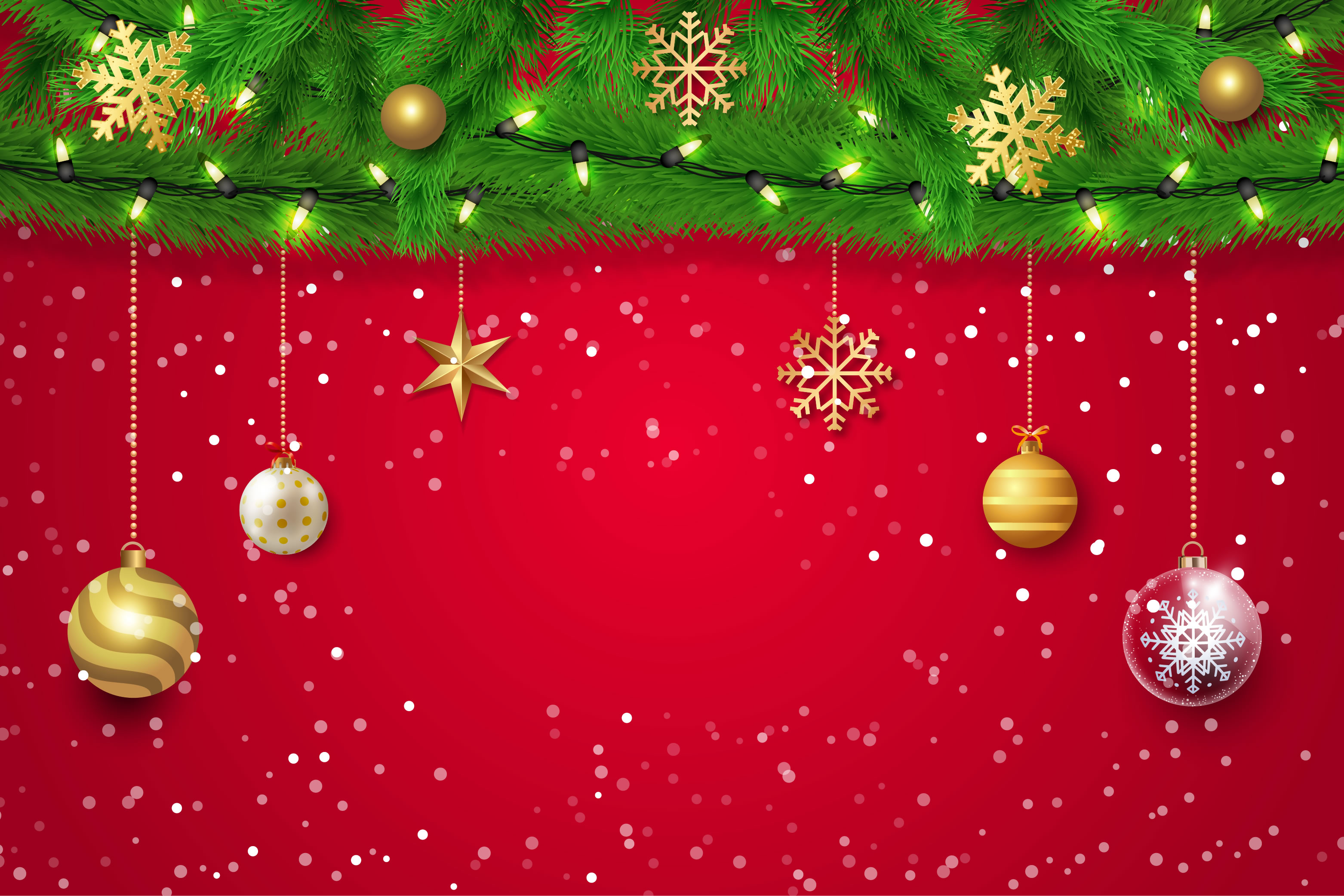 realistic christmas background