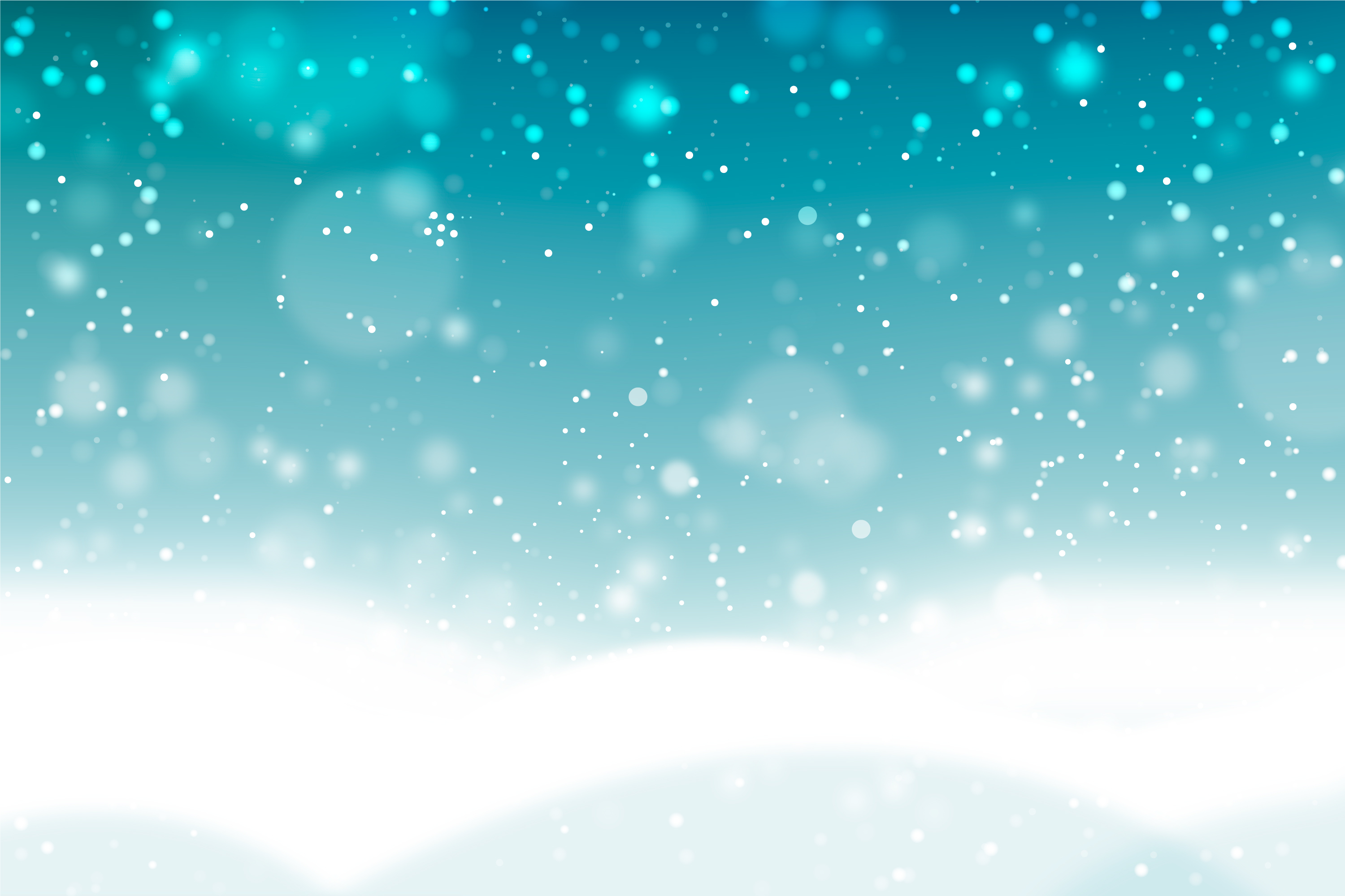 realistic snowfall background concept