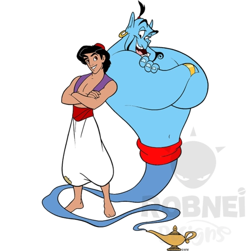 Aladdin y Genio