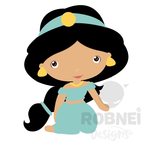 Princesa-Jasmine-Chibi