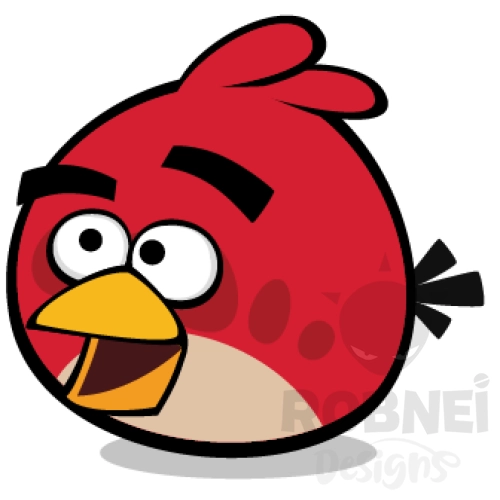 Angry Bird Red Smiling