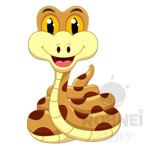 Serpiente-Animado-Dibujo-Safari