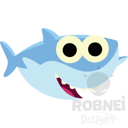 Baby Shark Clipart 17