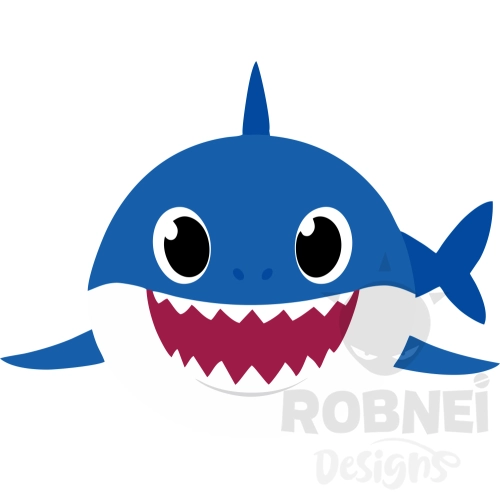 Baby Shark Clipart Tiburon