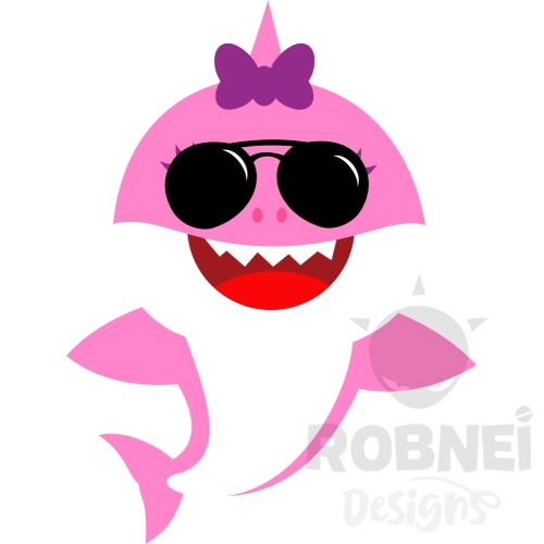 Baby Shark Rosa Clipart 61