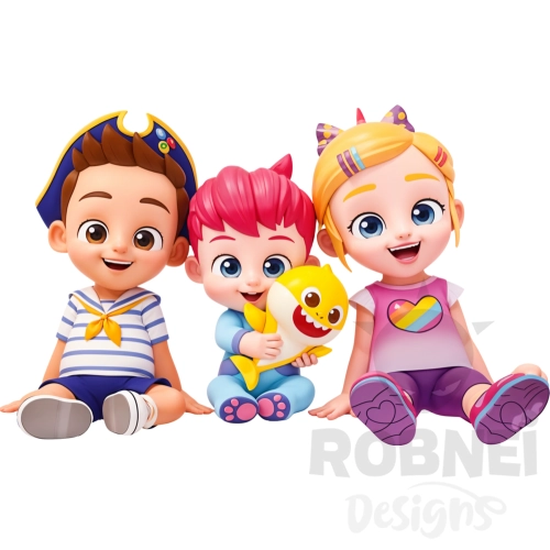 Amigos de Bebefinn Clipart