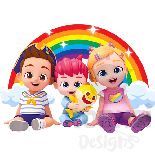 Bebefinn-Pinkfong-Arcoiris-Robnei