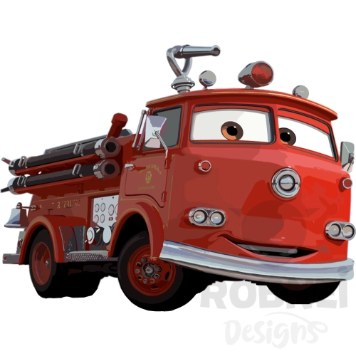 red-camion-bombero-cars