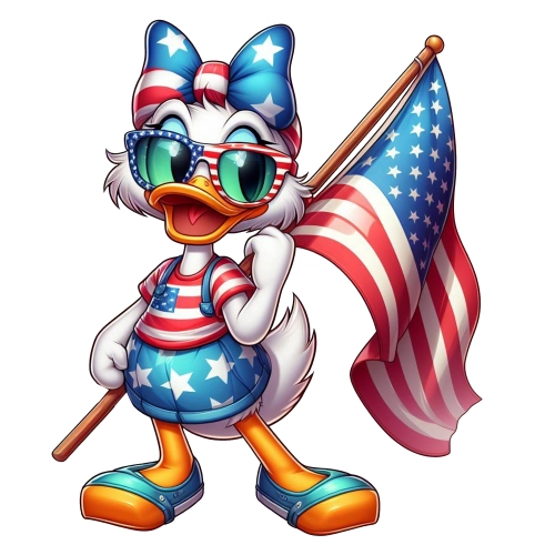 Daisy Duck 4th July