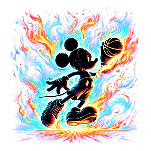 Mickey Mouse Sulueta Fuego