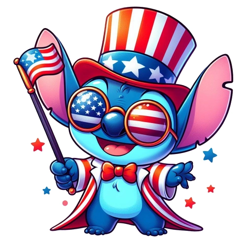 Stitch America Flag