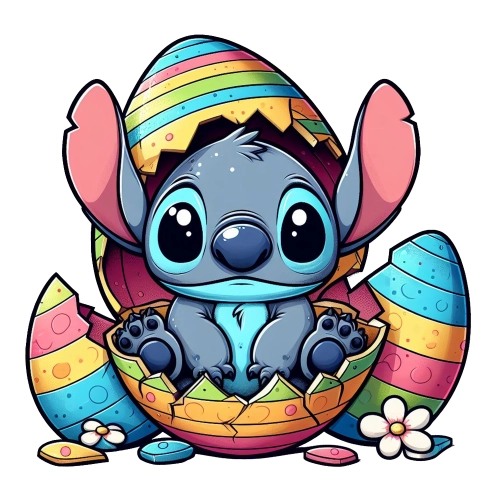 Stitch Easter Day