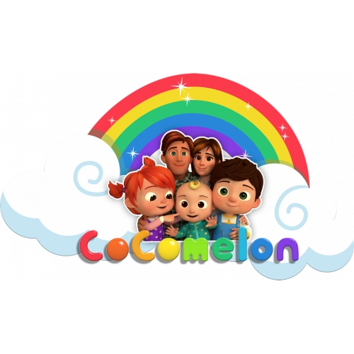 Rainbows logo cocomelon 02