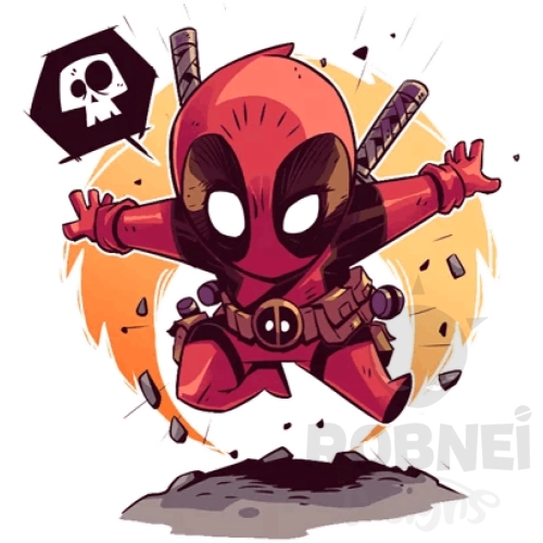 Deadpool Chibi Kawaii 2