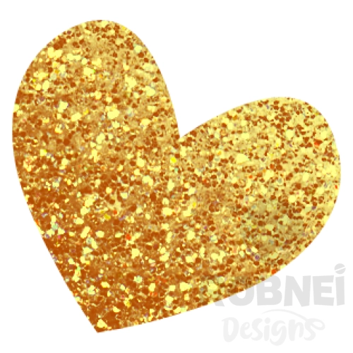 Corazon Dorado Glitter