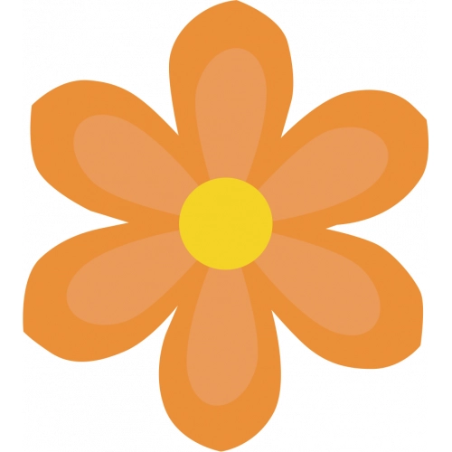 flor naranja