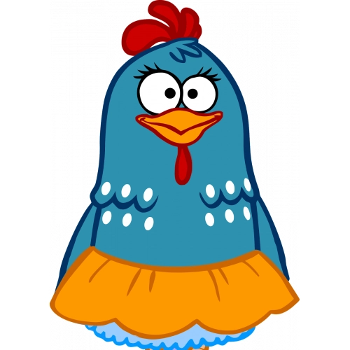 Gallinita Pintadita Clipart 4