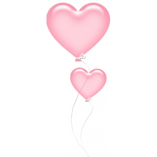 globo corazon rosado