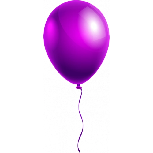 globo morado lila