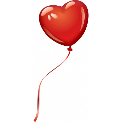 globo rojo corazon heart