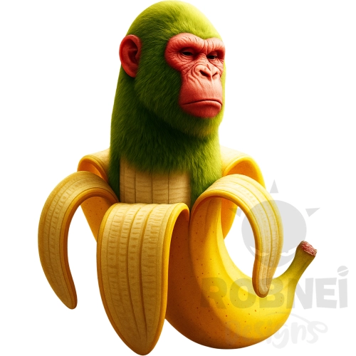 Chimpanzini Bananini 2 Mono Platano Robnei