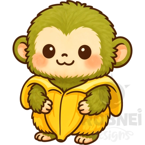 Imagen de Chimpanzini Bananini Mono Animado Platano 02 Robnei
