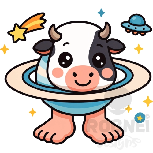 Imagen de La Vaca Saturno Saturnita Animado Robnei