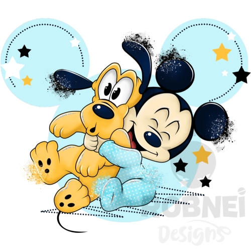 Mickey Bebe Pluto