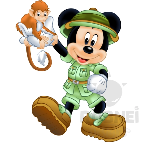 mickey safari mono png mickey