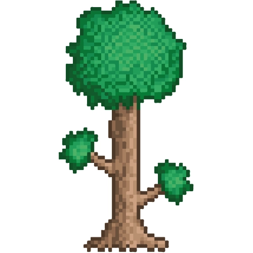 Minecraft Clipart Arbol