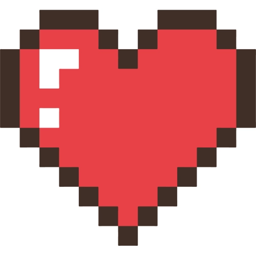 Minecraft-Clipart-Corazon