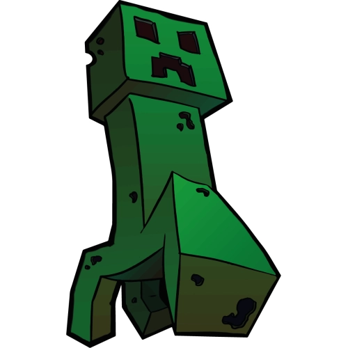 Minecraft-Clipart-Creeper-90