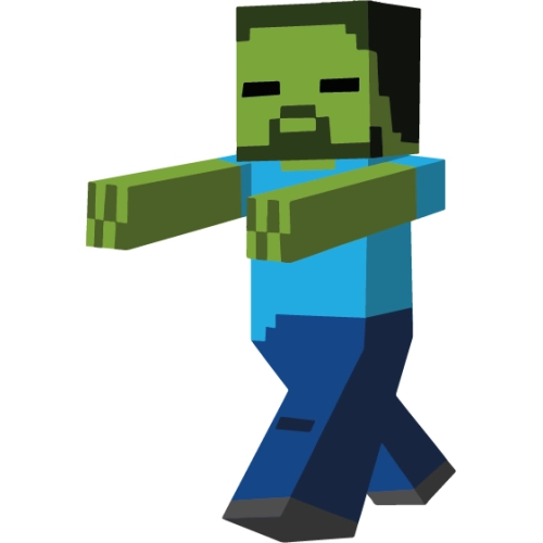 Minecraft-Clipart-Zombie