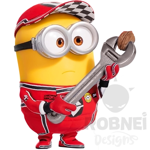 minion mecanico con llave