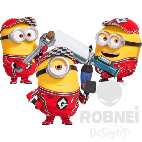 minions equipo carreras