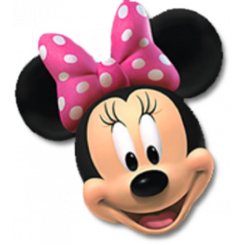 cabeza minnie rosa