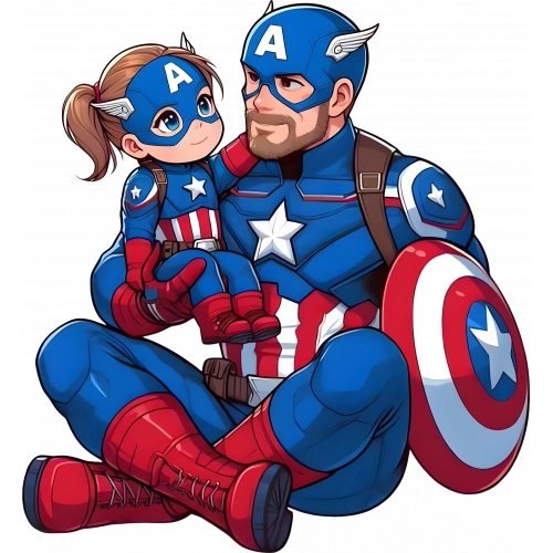 Capitan America Padre e hija 02