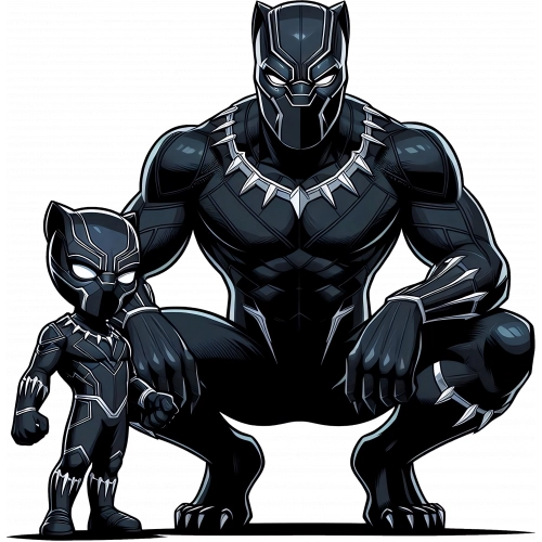 Black Panther1 Padre Clipart Robnei