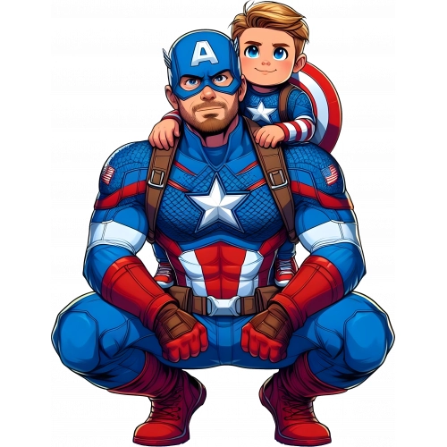 Capitan-America-Padre-Clipart-Robnei