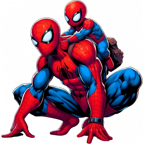 Spiderman-Padre-Clipart-Robnei