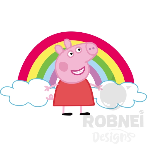 Peppa-Pig-Clipart-Arcoiris